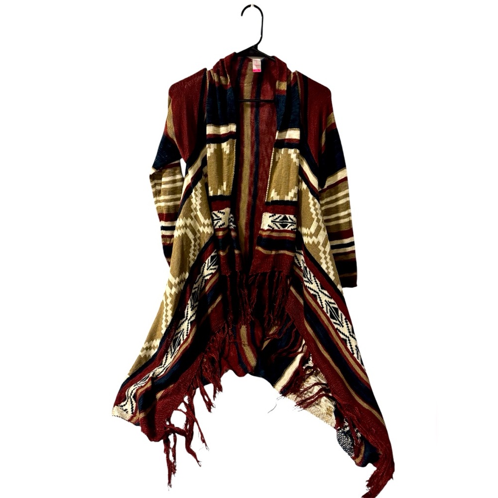 No boundaries long sleeve cardigan juniors size L 11-13